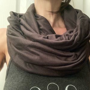 beyond yoga black infinity scarf